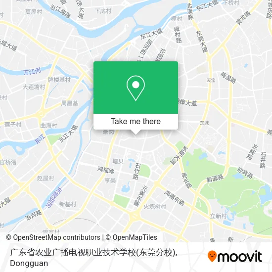 广东省农业广播电视职业技术学校(东莞分校) map