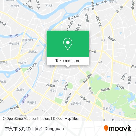 东莞市政府红山宿舍 map