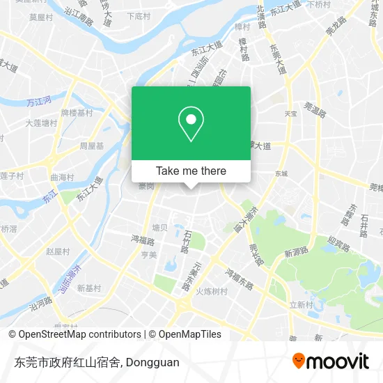 东莞市政府红山宿舍 map