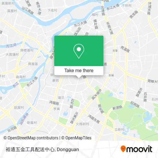 裕通五金工具配送中心 map