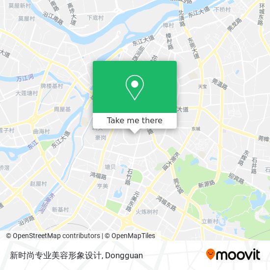 新时尚专业美容形象设计 map