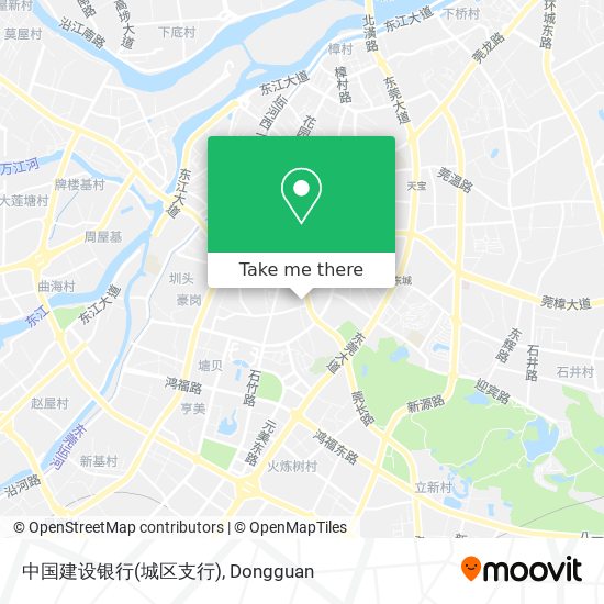 中国建设银行(城区支行) map