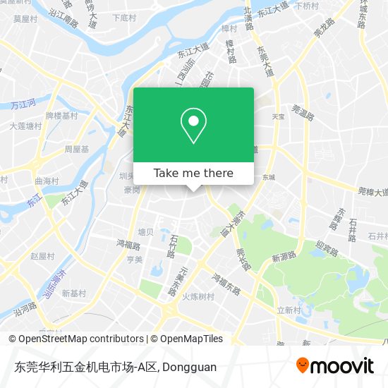 东莞华利五金机电市场-A区 map
