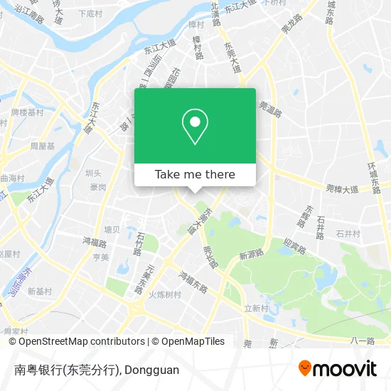 南粤银行(东莞分行) map