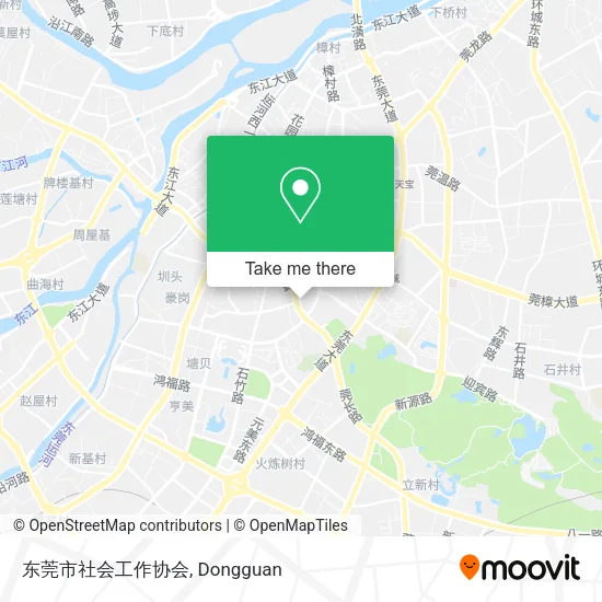 东莞市社会工作协会 map