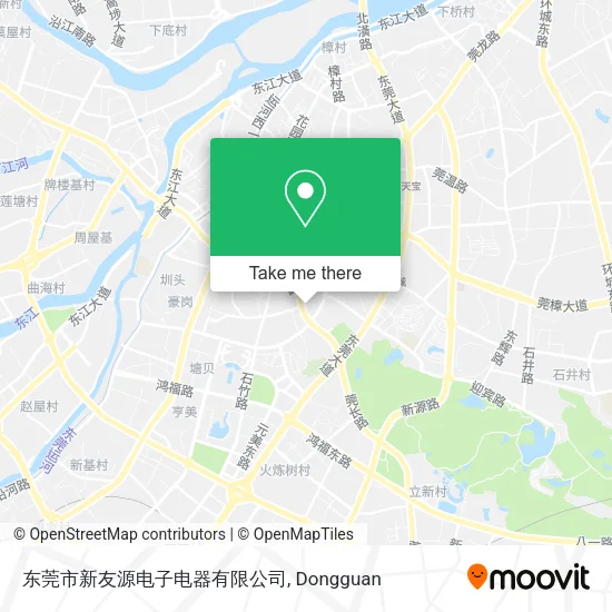 东莞市新友源电子电器有限公司 map
