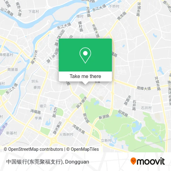 中国银行(东莞聚福支行) map