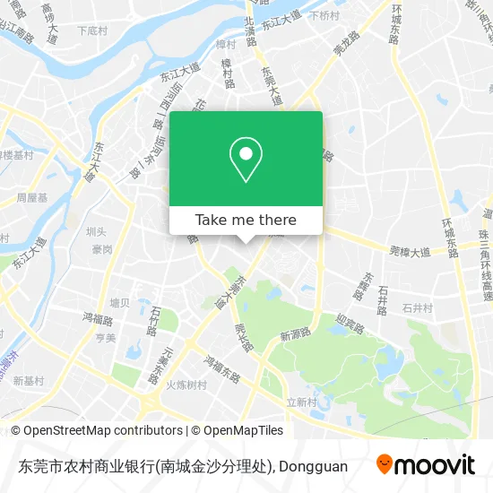 东莞市农村商业银行(南城金沙分理处) map