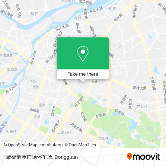 聚福豪苑广场停车场 map
