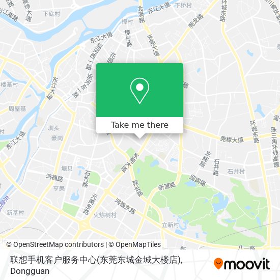 联想手机客户服务中心(东莞东城金城大楼店) map