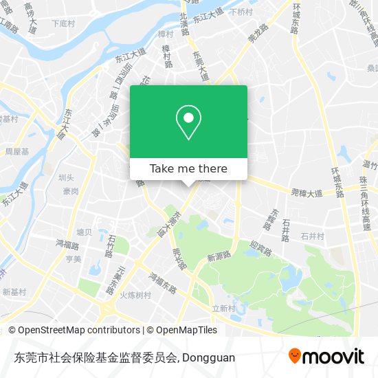 东莞市社会保险基金监督委员会 map