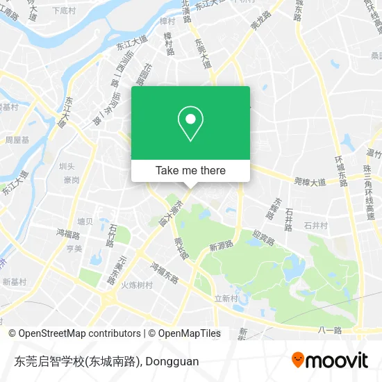东莞启智学校(东城南路) map
