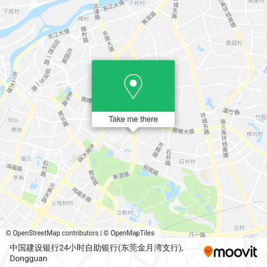 中国建设银行24小时自助银行(东莞金月湾支行) map