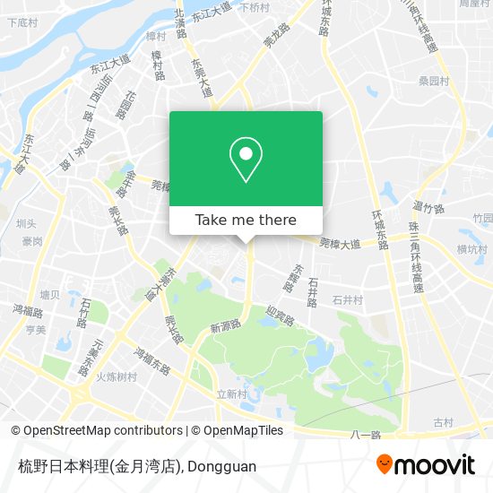 梳野日本料理(金月湾店) map