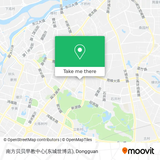 南方贝贝早教中心(东城世博店) map