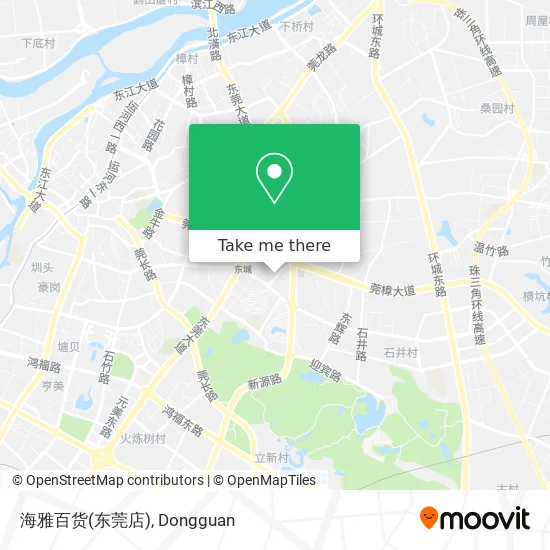 海雅百货(东莞店) map
