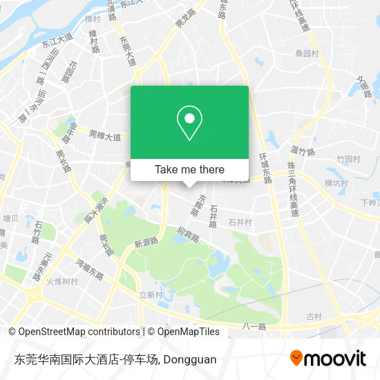 东莞华南国际大酒店-停车场 map