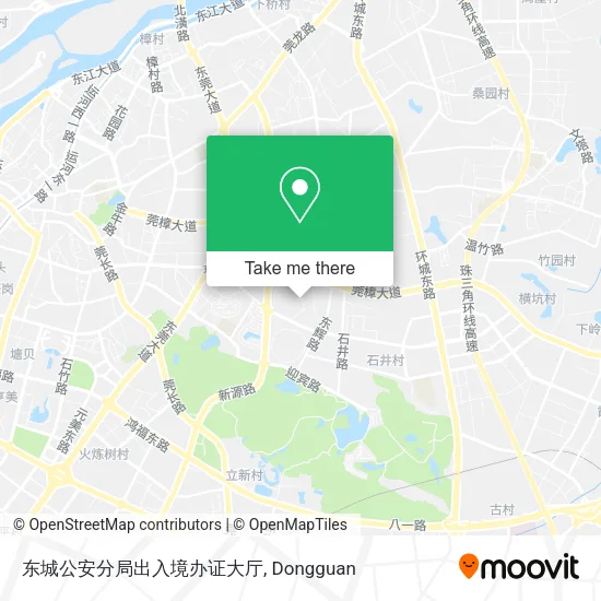 东城公安分局出入境办证大厅 map