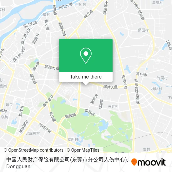 中国人民财产保险有限公司(东莞市分公司人伤中心) map