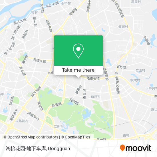 鸿怡花园-地下车库 map
