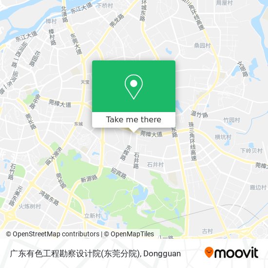 广东有色工程勘察设计院(东莞分院) map