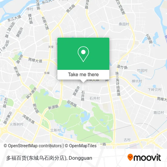 多福百货(东城乌石岗分店) map