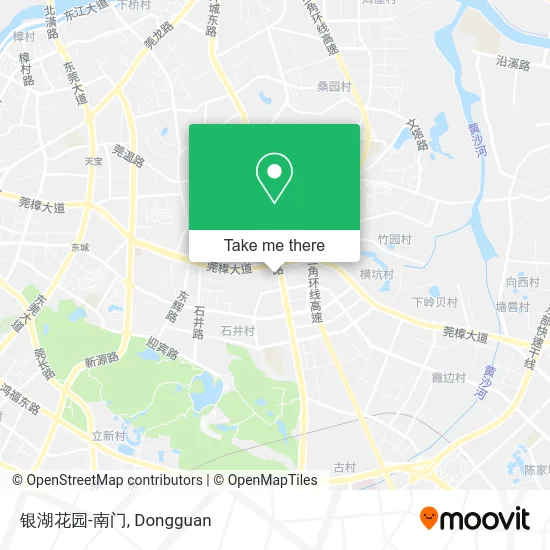 银湖花园-南门 map