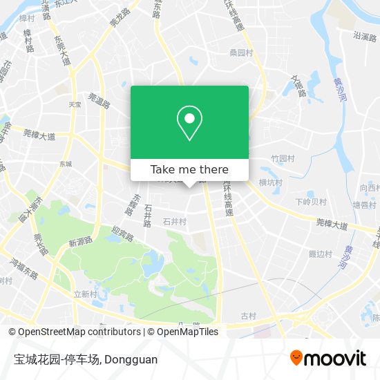 宝城花园-停车场 map