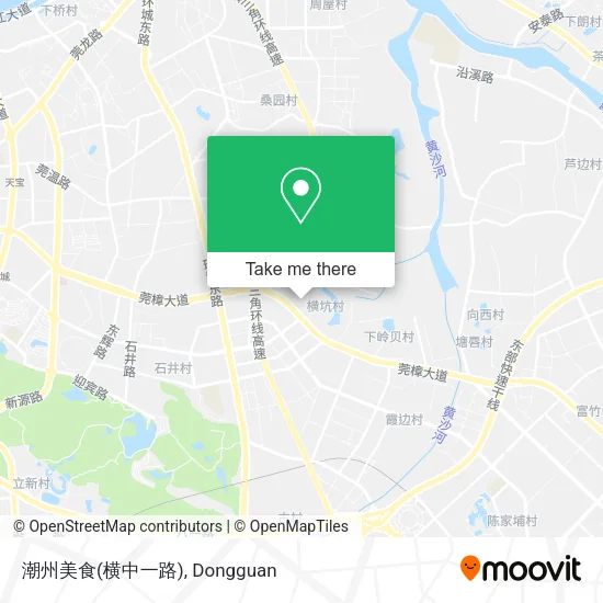 潮州美食(横中一路) map