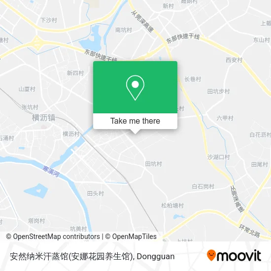 安然纳米汗蒸馆(安娜花园养生馆) map