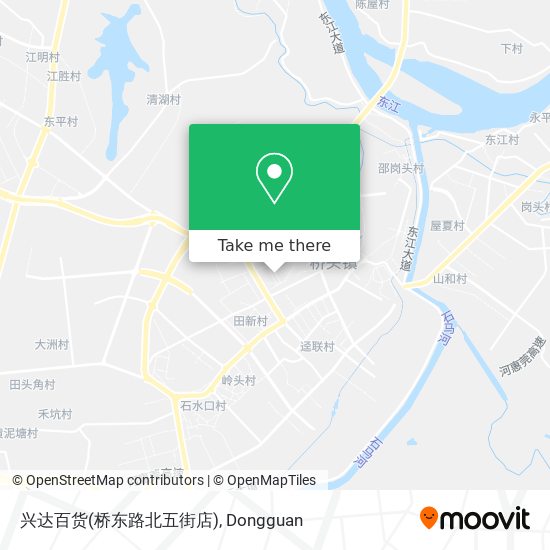 兴达百货(桥东路北五街店) map