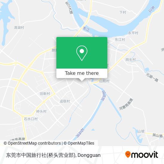 东莞市中国旅行社(桥头营业部) map