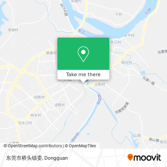东莞市桥头镇委 map