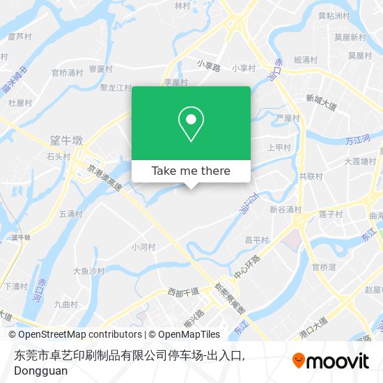 东莞市卓艺印刷制品有限公司停车场-出入口 map