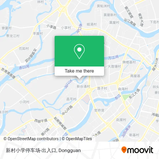 新村小学停车场-出入口 map