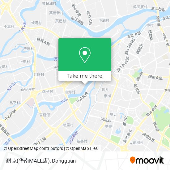 耐克(华南MALL店) map