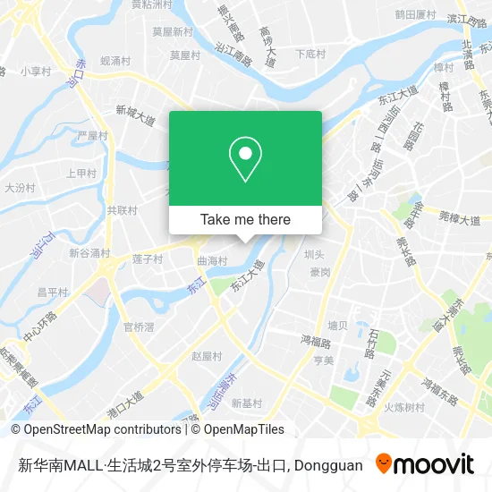 新华南MALL·生活城2号室外停车场-出口 map