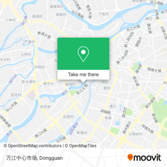 万江中心市场 map