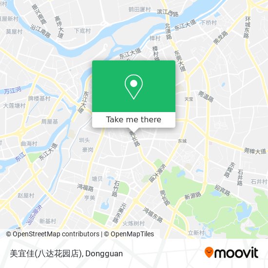 美宜佳(八达花园店) map