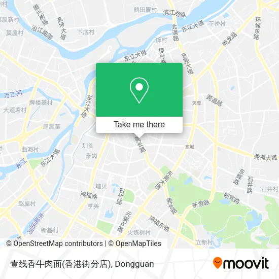 壹线香牛肉面(香港街分店) map