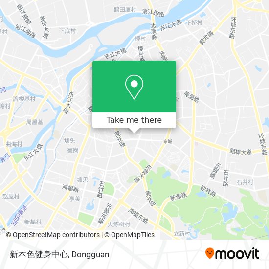 新本色健身中心 map