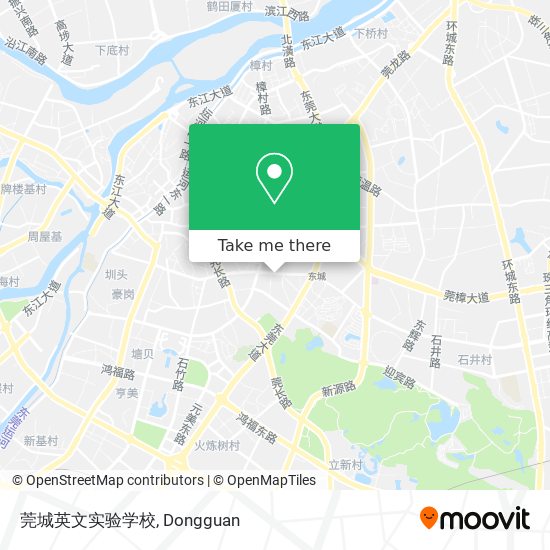 莞城英文实验学校 map