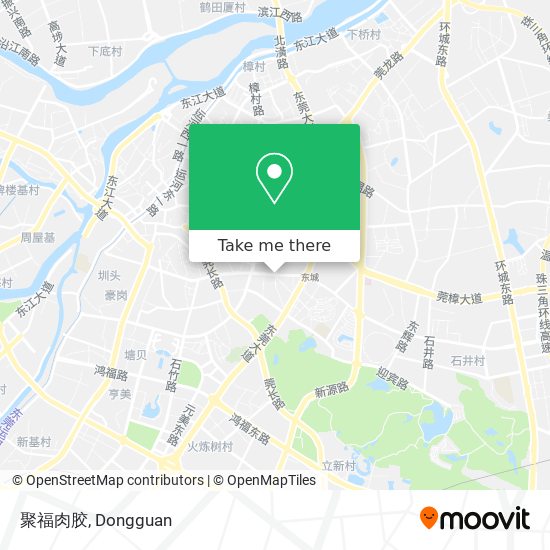 聚福肉胶 map