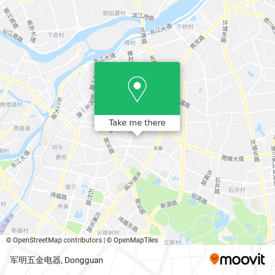 军明五金电器 map