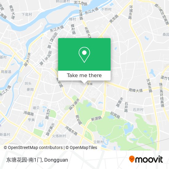 东塘花园-南1门 map