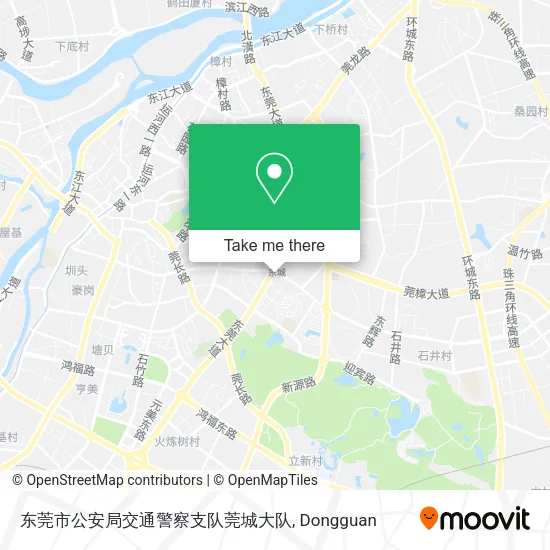 东莞市公安局交通警察支队莞城大队 map