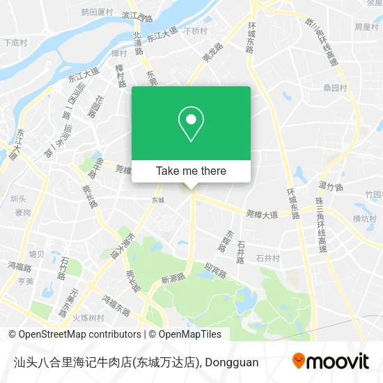 汕头八合里海记牛肉店(东城万达店) map