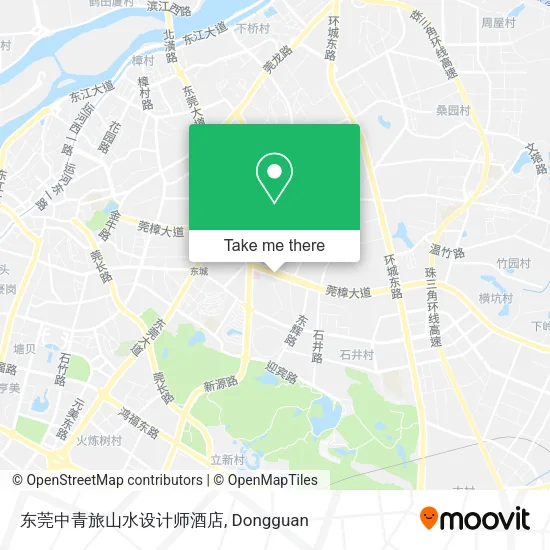 东莞中青旅山水设计师酒店 map