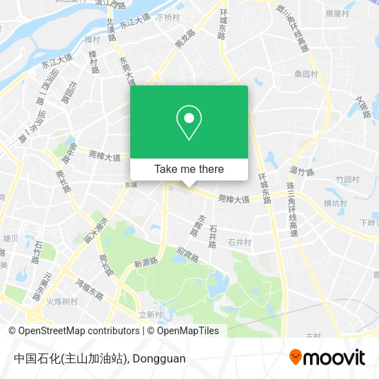 中国石化(主山加油站) map