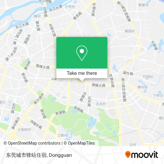 东莞城市驿站住宿 map